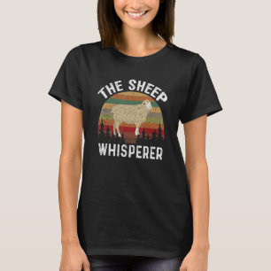 T-shirt Vintage Mouton Whisperer Drôle Agriculteur
