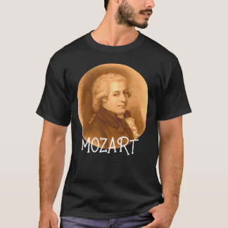 T-shirt Vintage Mozart Art Cute musique classique Lover