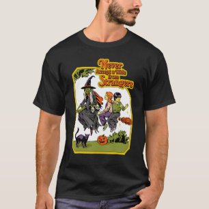 T-shirt Vintage N'Acceptez Jamais Le Voyage D'Étrangers Vo