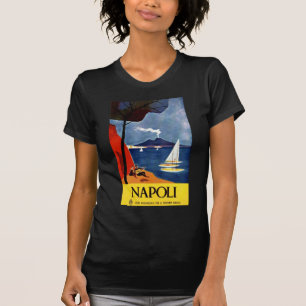 T-shirt Vintage Napoli Voyage Amour Romance