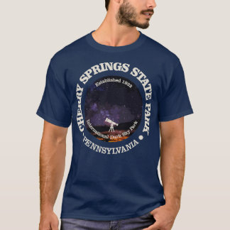 T-shirt Vintage Nature Cherry Springs Randonnée Mountain