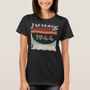 T-shirt Vintage Né En 1944 78e Anniversaire 78 Ans