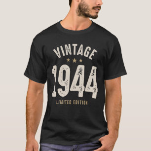 T-shirt Vintage Né en 1944 - 78e anniversaire Retro Classi