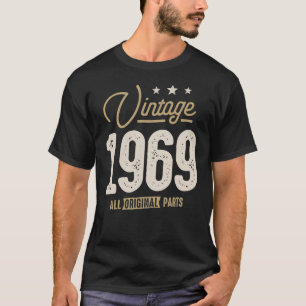 T-shirt Vintage Né en 1969 - 53e Anniversaire Retro Classi