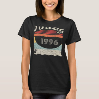 T-shirt Vintage Né En 1996 26e Anniversaire 26 Ans