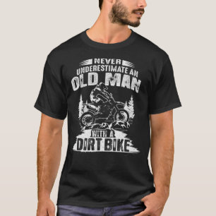T-shirt Vintage Ne sous-estimez jamais un vieil homme avec