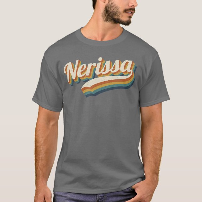 T-shirt Vintage Nerissa Personalized Name Nerissa boy (Devant)