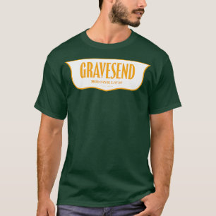 T-shirt Vintage New York Shield Gravesend Brooklyn