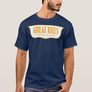 T-shirt Vintage New York Shield Great Kills Staten Island