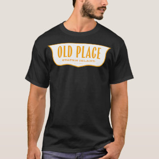 T-shirt Vintage New York Shield Old Place Staten Island