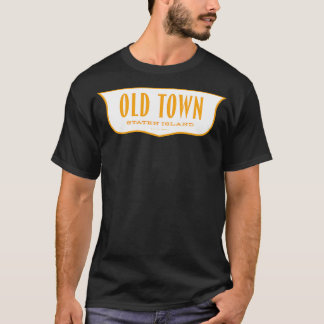 T-shirt Vintage New York Shield Old Town Staten Island