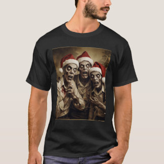 T-shirt Vintage Noël Zombies Tee Vacant