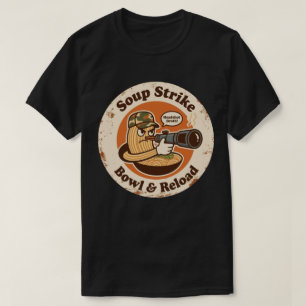 T-shirt Vintage Noodle Bowl Combat Gamer Amusant