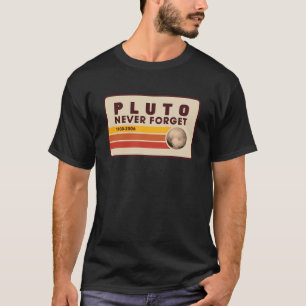 T-shirt Vintage N'Oubliez Jamais Pluton Funny Planète Espa