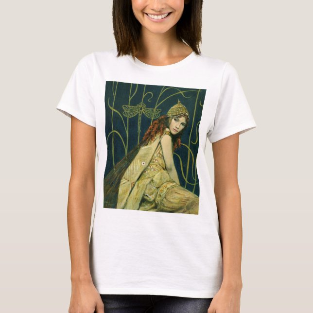 T-shirt vintage Nymph féminin (Devant)