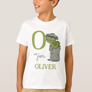 T-shirt Vintage - O est pour Oscar   Ajouter Votre Nom