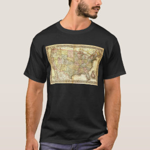 T-shirt Vintage Old États-Unis États-Unis