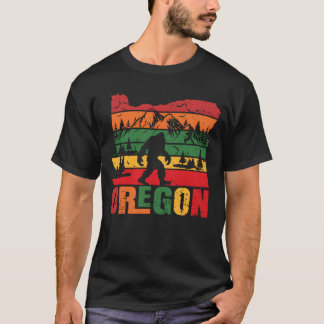T-shirt Vintage Oregon Mountain Hiking Camping retro