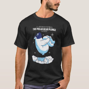 T-shirt Vintage Ours Polaire Plongé Avec Faisceau