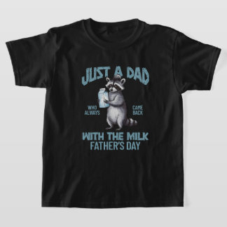 T-shirt Vintage Papa Funny Racoon papa Bonne Fête des père