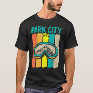 T-shirt Vintage Park City Utah Ski Snowboard
