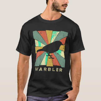 T-shirt Vintage Paruline Oiseau Amant Style Rétro Animal T