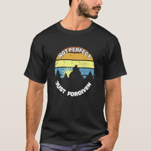 T-shirt Vintage Pas Parfait Juste Pardonné Cathol Chrétien