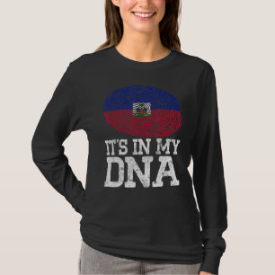 T-shirt Vintage patriotique C'est dans mon Adna Haïti drap