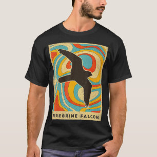 T-shirt Vintage Peregrine Falcon Lover Animal Retro Style