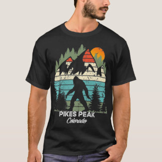 T-shirt Vintage Pikes Peak Colorado National Park Retro 80