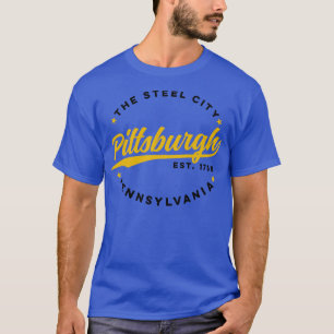 T-shirt Vintage Pittsburgh Pennsylvanie The Steel City USA
