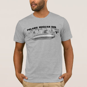 T-shirt Vintage "Polaris Nuclear Sub" Comic Book Ad Shirt