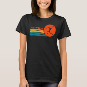 T-shirt Vintage Pole Vault Athlete Pole Vaulting Retro Vau