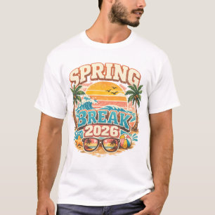 T-shirt vintage pour la fête de plage Spring Break