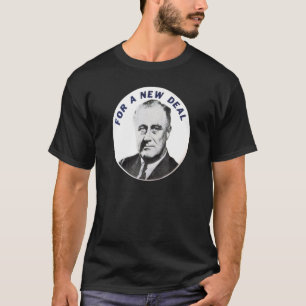 T-shirt Vintage Pour Un Nouvel Accord Avec Franklin Delano