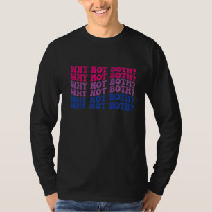 T-shirt Vintage Pourquoi Pas Les Deux Gay Bisexual Bi Flag