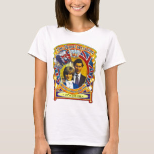 T-shirt Vintage Punk rock royal mariage Charles et Di