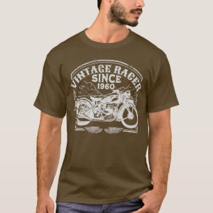 T-shirt Vintage Racer depuis 1960 Retro Motorbike Motorcyc
