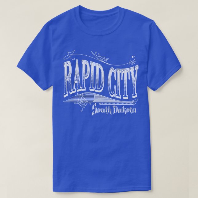 T-shirt Vintage Rapid City SD (Design devant)