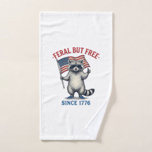 T-shirt vintage Raton laveur patriotique sauvage m