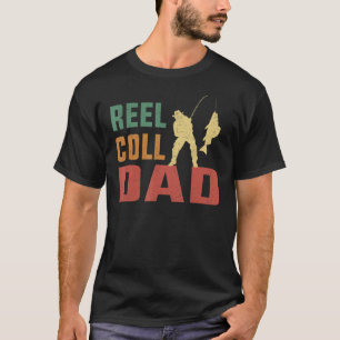 T-shirt Vintage Reel Cool papa Pêcher papa