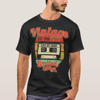 T-shirt Vintage Retro 1970 Cassette Oldies Mais Goodie