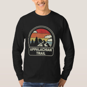 T-shirt Vintage Retro Appalachian Trail Montagnes Randonné