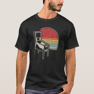 T-shirt Vintage Retro Arcade Game Machine Cabinet Nostalgi