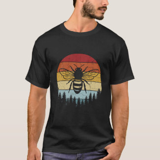 T-shirt Vintage Retro Bees Beekeeper Beekeeping