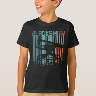 T-shirt Vintage Retro Blacksmith