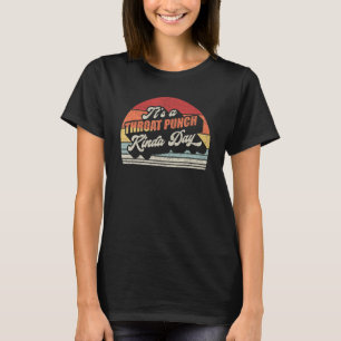 T-shirt Vintage Retro C'est un Throat Punch Kinda Day