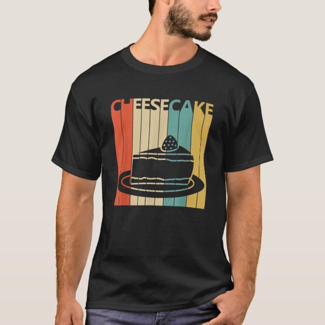 T-shirt Vintage Retro Cheesecake   (Devant)