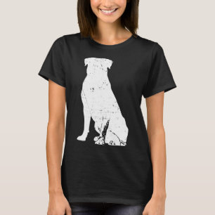 T-shirt Vintage rétro déprimé Mama Rottweiler Jour Pet D