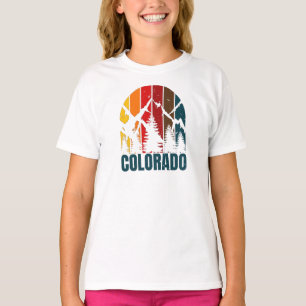 T-shirt Vintage rétro des montagnes du Colorado